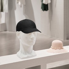 M&auml;nnliche PVC Schaufensterpuppe Manikin Kopf Modell Haarbrille Display
