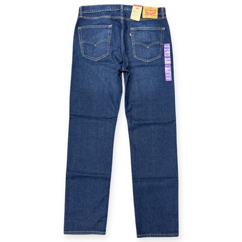 Levi's 505 Regular Jeans In Blue Size 36W/34L - Picture 4 of 11