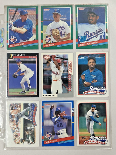 Texas Rangers MLB Baseball Cards Collection - Nolan Ryan, Charlie Hough, Sierra - Picture 9 of 12