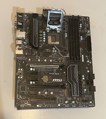MSI Z270 PC Mate DDR4 Crossfire ATX, Intel Motherboard