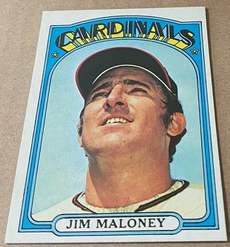 1972 TOPPS Card #645 JIM MALONEY  NM-MT Condition