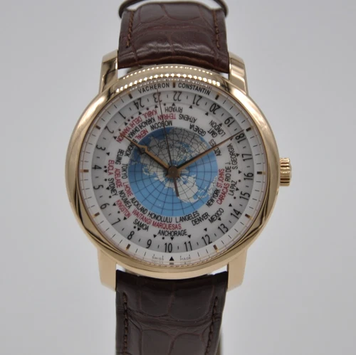 Vacheron Constantin Patrimony Traditionnelle World Time 42.5mm 18k Rose Gold 860