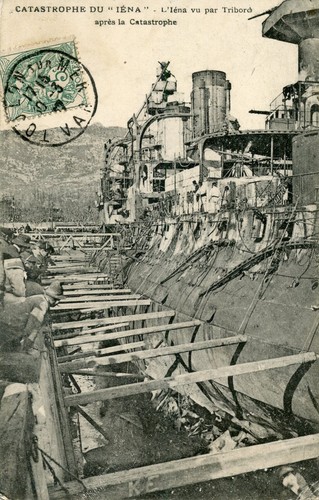 Carte Postale Ancienne Toulon, Catastrophe Du Liberté, Cliché N°1, Années 1900