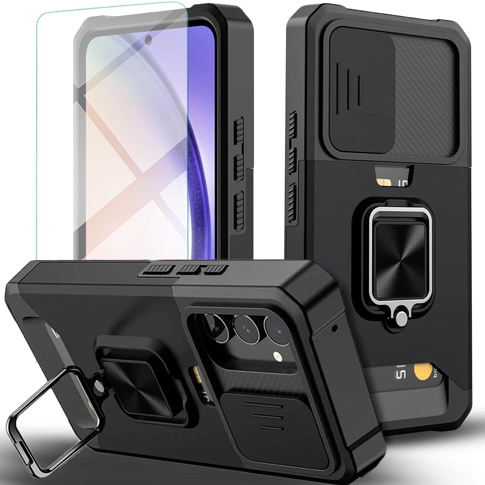 For Samsung Galaxy A15 5G Case Phone Cover Shockproof + Tempered Glass Protector - Image 4 of 4