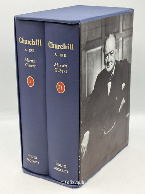 Churchill, A Life - Martin Gilbert - Folio Society - signiert - 2004 1. Aufl. - sehr guter Zustand