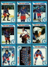 1979 Topps Team SET Lot of 18 New York RANGERS EX/MT ESPOSITO NILSSON HEDBERG JD