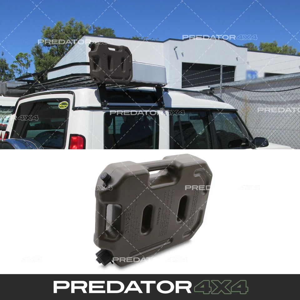 10L 10 LITRE 2.6 GALLON UNIVERSAL GREEN JERRY FUEL PETROL DIESEL TANK GAS CAN