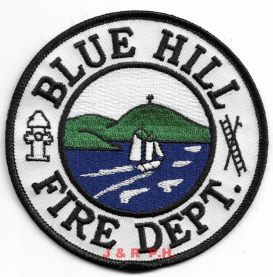Blue Hill Fire Dept., Maine  (4'' round size)  fire patch