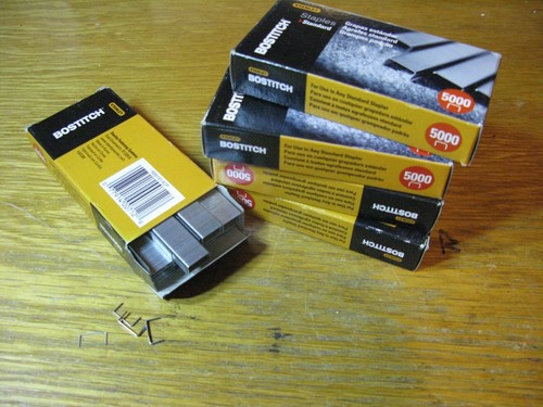 5- Bostitch SBS1914CP Standard Staples, 1/4" Leg Length (Box of 5000) by Stanley - Picture 3 of 3