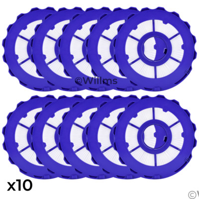 x10 Dyson DC40 Post Motor Filter UP22 UP24 Kohle HEPA Allergie Großpackung Restposten