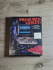 Presumed Guilty Cosmi 1989 IBM/PC - Sealed NEW Big Box 3.5" Disk Tandy