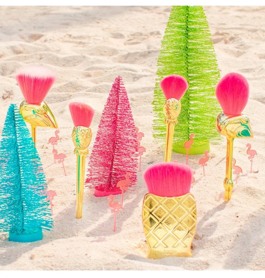 TARTE Let's Flamingle Brush Set (Great $136 Value Set) ~ Limited Edition ~ NIB - Image 2 of 4