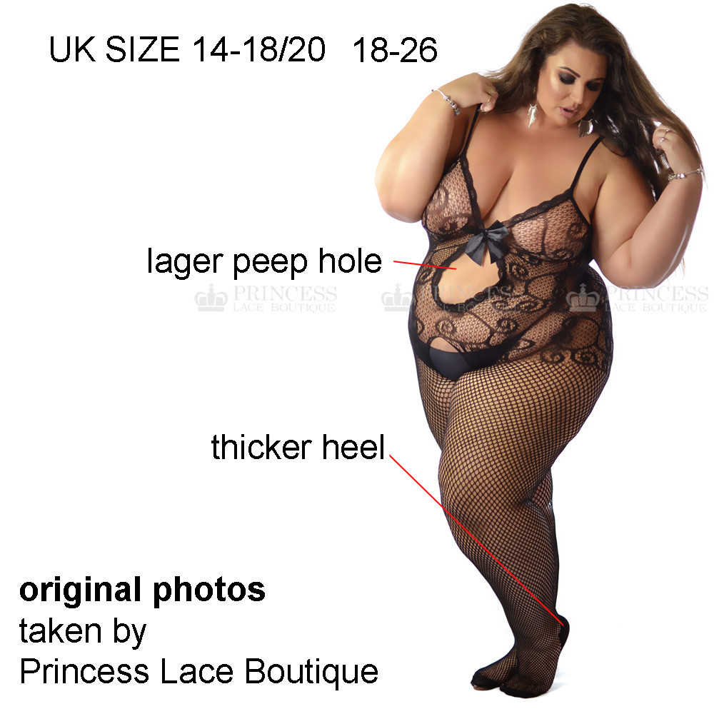 Body Da Donna A Rete Da Pesca, Lingerie In Pizzo E Pizzo - Foto 6