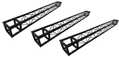 3X 5ft (14.76 ft.) Square 5''x5'' Black Metal Trussing Box Truss DJ