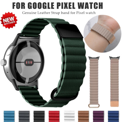 Echtes Leder Armband Für Google Pixel Watch 2 1 Smart Magnet Uhrenarmband Ersatz