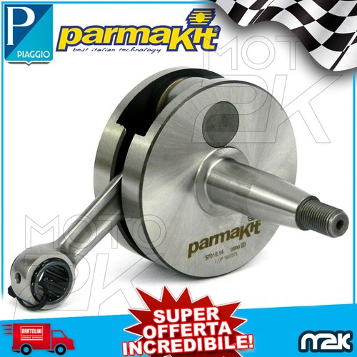 Árbol De Levas (Albero Motore) PARMAKIT Para VESPA - Medidas 83mm Hombros, 97 Biela, 51 Carrera, Cono 20
