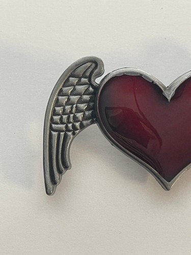 Cintura Cuore Fibbia Ali Angelo Donna Cintura Fibbie Carini Cuore Gioielli - Foto 4 di 7