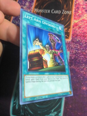 yugioh add spell from deck to hand Amazon.com: Yu-Gi-Oh! - Spellbook of Power - SR08-EN028 - Common - 1st Edition Yu-Gi-Oh! Left Arm Offering LED7-EN013