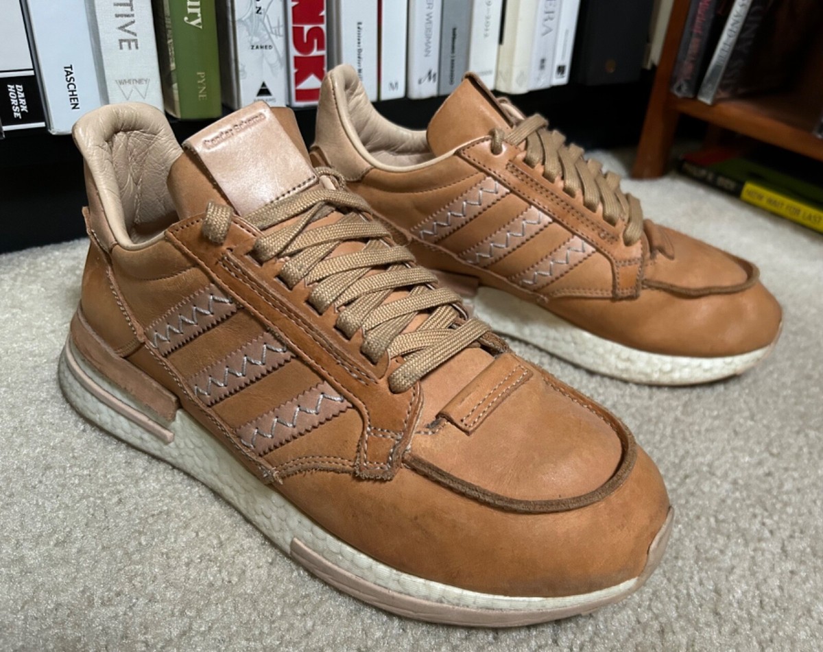 ADIDAS X HENDER SCHEME ZX 500 RM FULL LEATHER NATURAL Men's