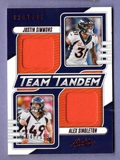2023 Panini Absolute - Team Tandem Justin Simmons, Alex Singleton 47/199