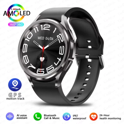 2025 New AMOLED Smartwatches for Android iOS GPS NFC Smart Watches for Men Women