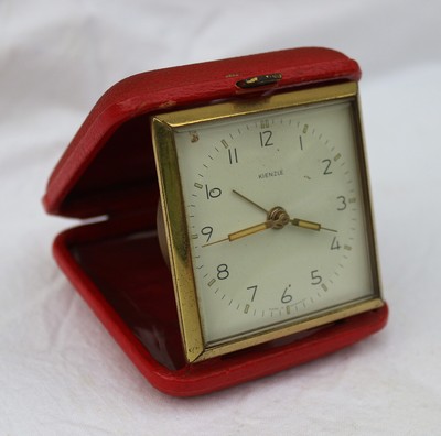 Orologio sveglia da viaggio KIENZLE vintage alarm clock Made in Germany |  eBay