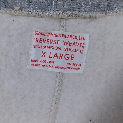 Vtg 60s Champion XL Reverse Weave Sweatpants USA Gusset Iowa Vtg 60s Champion XL Reverse Weave Sweatpants USA Gusset Iowa