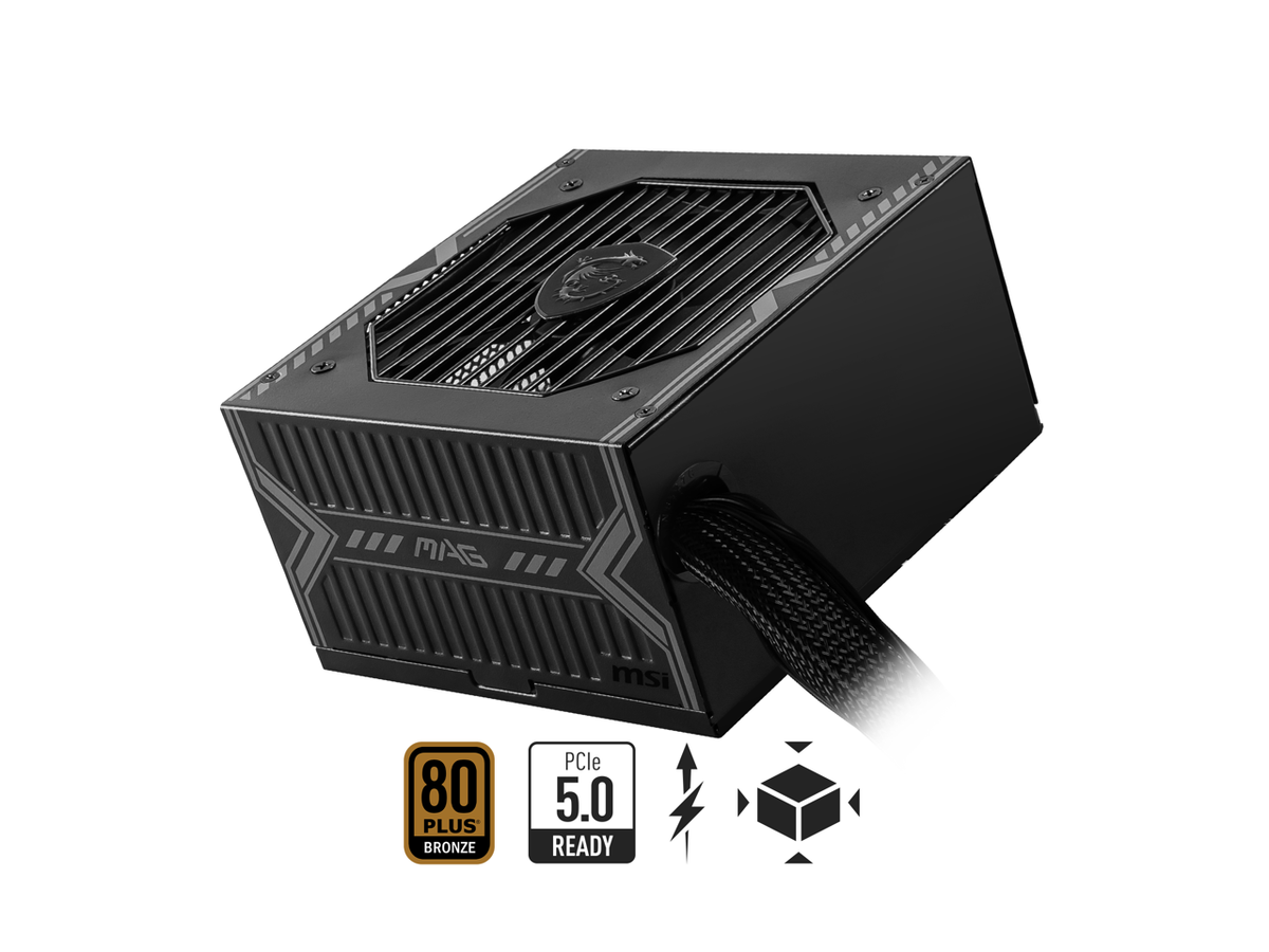 MSI 750W MAG A750BN PCIE5 80 PLUS BRONZE Certified Power Supply