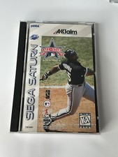 All-Star Baseball 1997 Featuring Frank Thomas Sega Saturn W/Manual & Reg Card