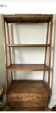 Next Mango Wood Ladder Shelf Unit