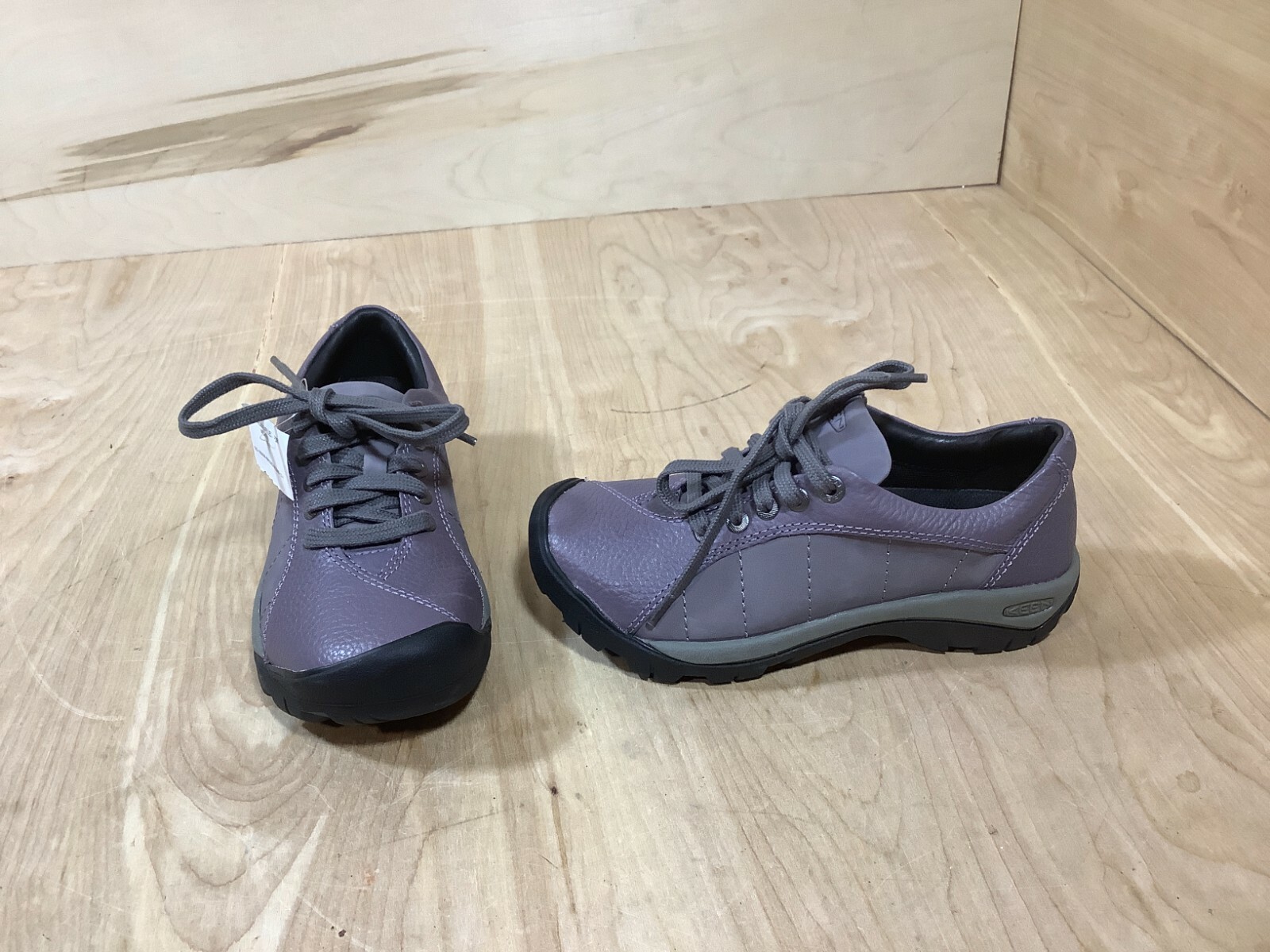 Scarpe da ginnastica Keen Presidio in pelle viola da trekking passeggio donna 5 US