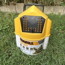 Frabill Flow Troll Bait Container, 6-Quart, Yellow White