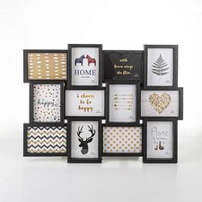Multi Picture Frame Collage Aperture Photo Frames Holds upto 18 Photos 4x6 5x7