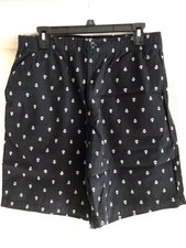 Land's End Men's Nautical Print Shorts - Medium - NEW