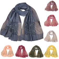 Muslim Women Long Scarf Scarves Hijab Shawl Wrap Islamic Stoles Headscarf 190 85