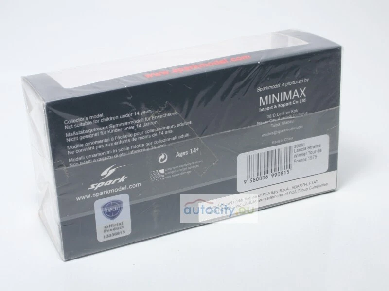 Spark Models LANCIA STRATOS N180 RALLYE TOUR DE FRANCE 1975 WINNER - B. DA S9081 - Immagine 4 di 4