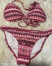 Vintage Body Glove Bikini 2 Piece Swimsuit Size Medium Aztec Rare Retro NEW