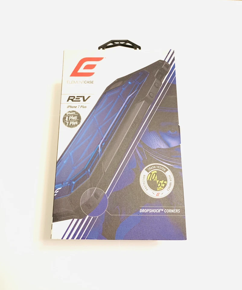 Funda/Funda Resistente ElementCase REV para Apple iPhone 7+/8+ Plus en Azul/Negro Foto 2 de 4