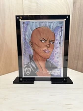 Marvel Magnetic 5"x7"  Trading Card Holder Display Case W/ Stand Fits Toploader