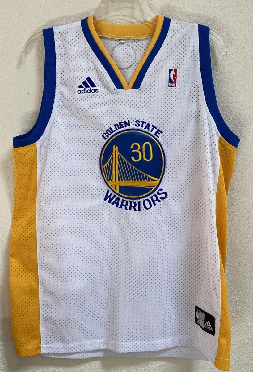 STEPHEN CURRY 30 ADIDAS Adult LARGE GOLDEN STATE WARRIORS Embroidered JERSEY
