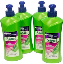 SAVILE RIZOS RESTAURADOS  PULPA DE SABILA Y KERATINA   4 PACK -FREE SHIPPING