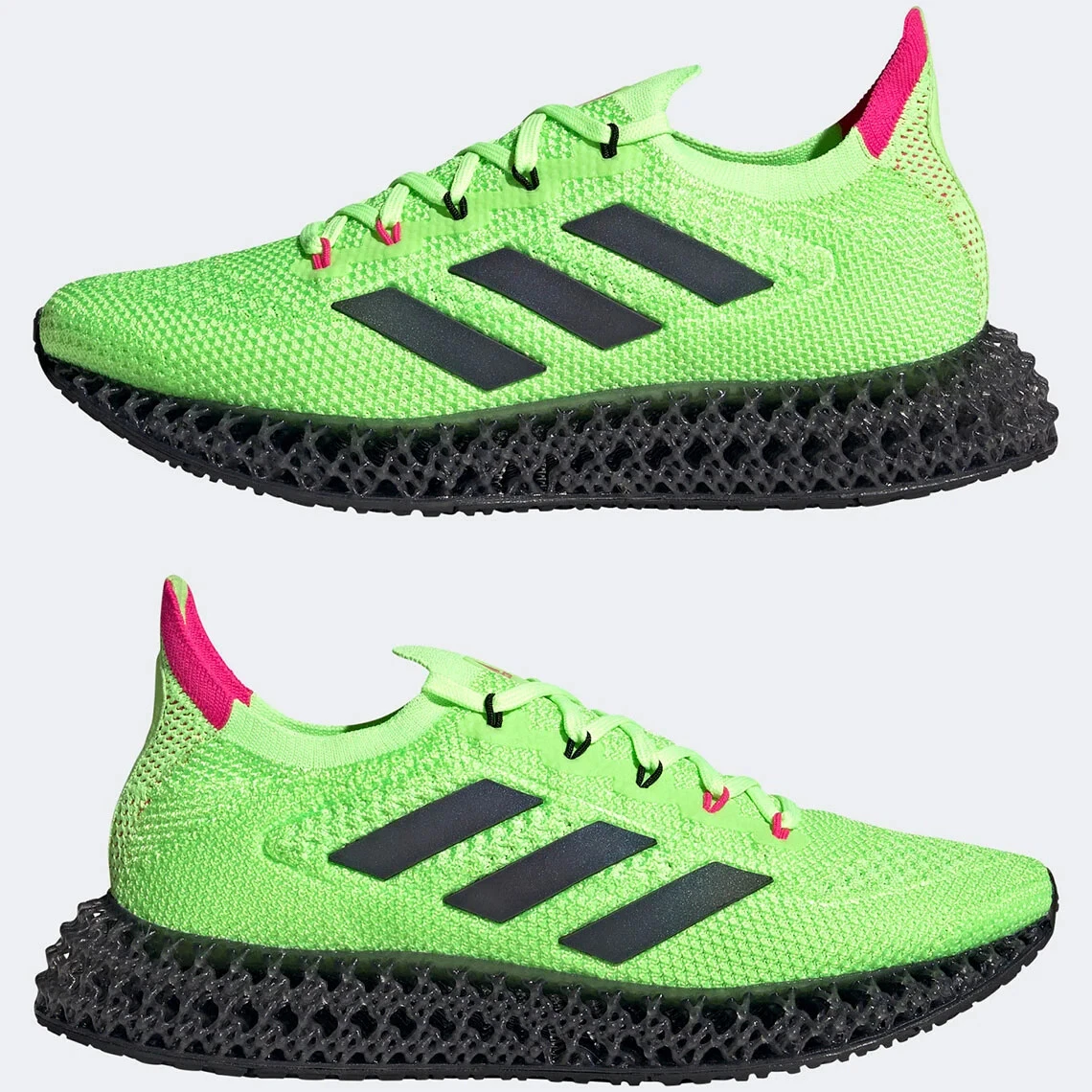 ADIDAS 4DFWD RUNNING SHOES Q46445 Signal Green Black MEN S 10