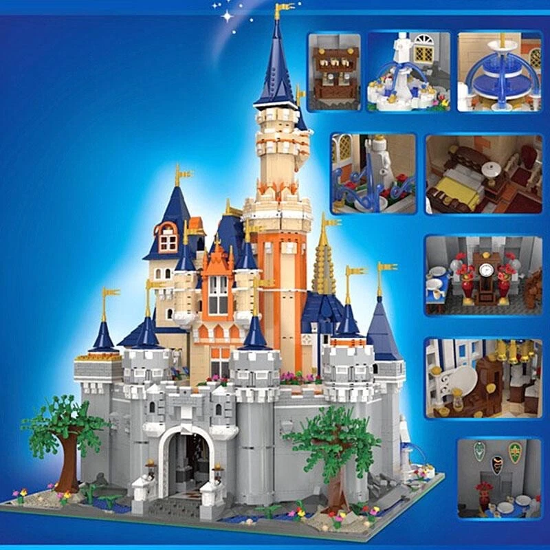 Mould King 13132 Disney Princes Paradise Castle Building Block Set MOC - Image 3 of 3