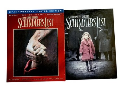 Schindlers List Blu-ray & DVD 20th Anniversary Limited Edition - Liam Neeson