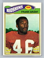 1977 Topps #289 Frank Grant Washington Redskins