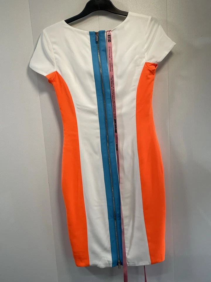 Celeb Boutique Bodycon Dress Full Rear Zip Detail UK 14 BNWT - Image 2 of 4