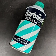 Barbasol Thick & Rich Shaving Cream Beard Buster Skin Conditioner 10oz Rare