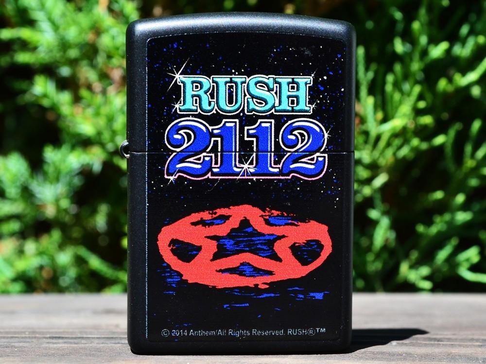 RUSH 2112 Zippo Lighter - Geddy Lee - Alex Lifeson - Canadian Rock