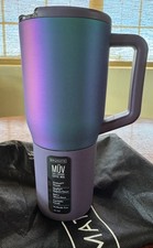 NEW BruMate Muv 35oz Tumbler W Handle and Straw  100 Leakproof DARK AURA