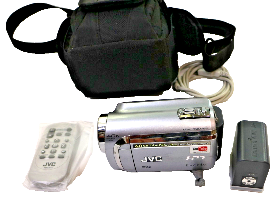 JVC Everio GZ-MG630RU 60GB Digital Camcorder W Accessories | eBay